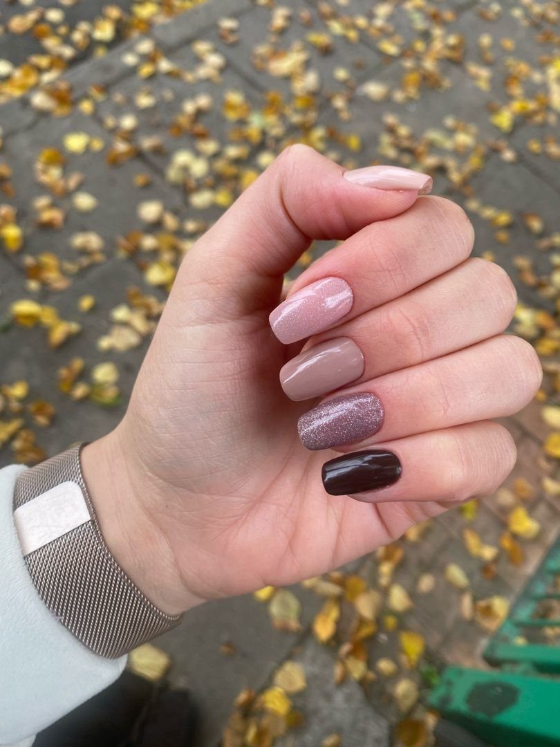 Manicure jesienne odcienie